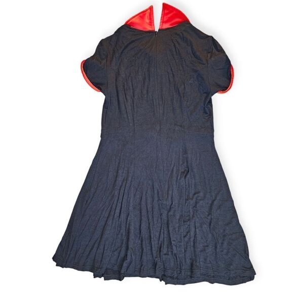 Killstar Black Red Skulls Doom Skater Dress - Picture 12 of 14